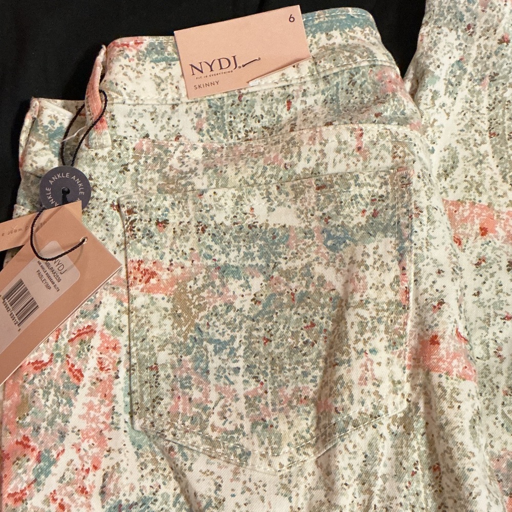 NYDJ Women's Skinny Jeans - Pastel Print